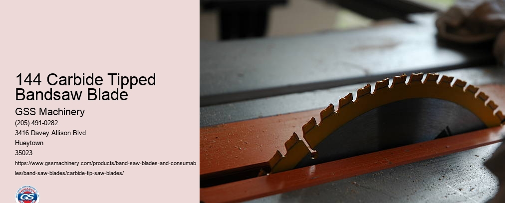 Carbide Tipped Bandsaw Blade