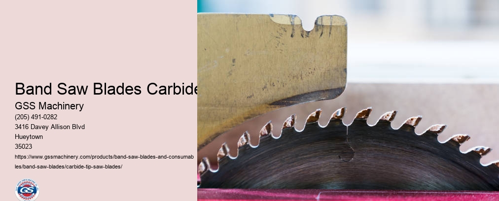144 Carbide Tipped Bandsaw Blade
