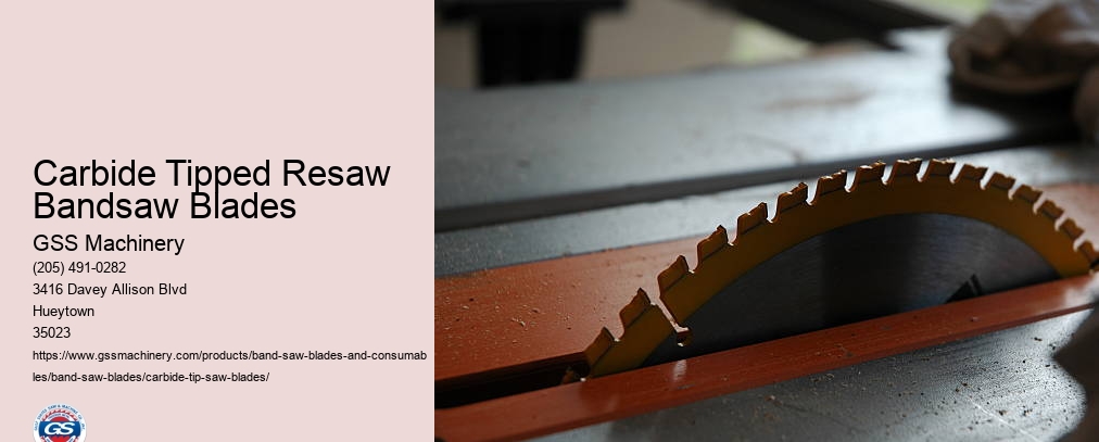 Carbide Tipped Band Saw Blade