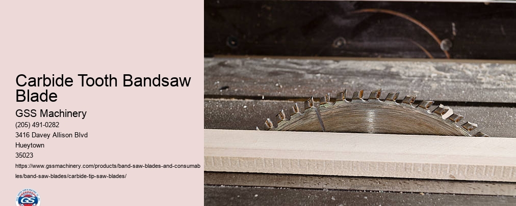 Carbide Tipped Bandsaw Mill Blades